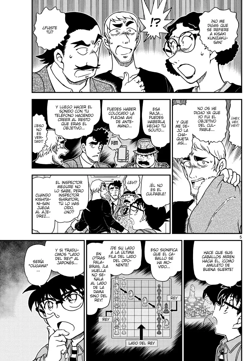 Detective Conan capítulo 1105, página 5