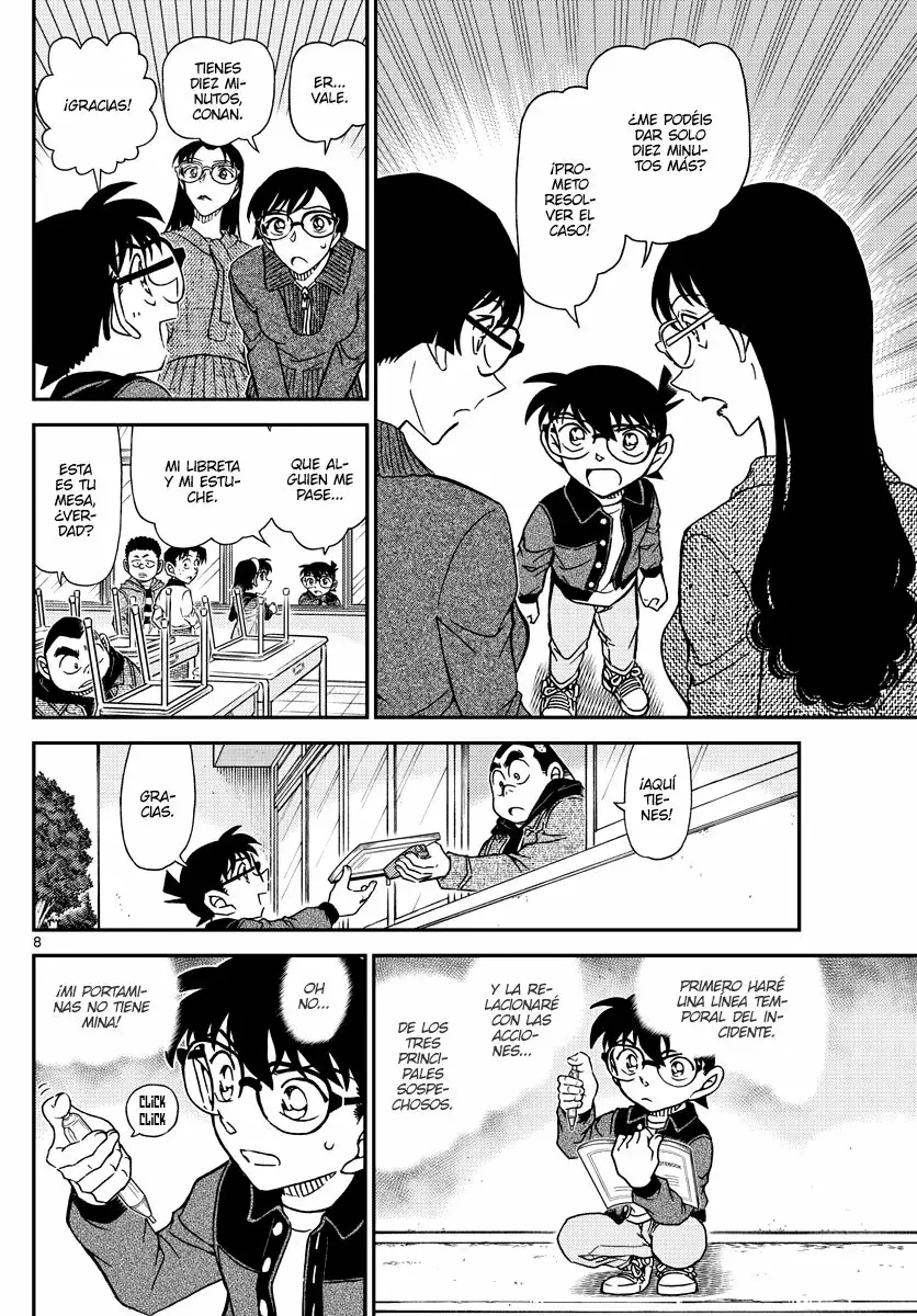 Detective Conan capítulo 1111, página 8