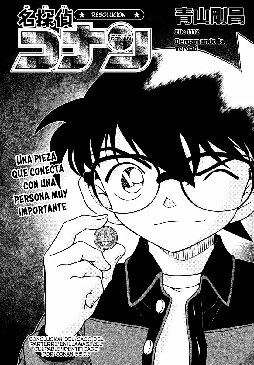 Detective Conan capítulo 1112, página 1