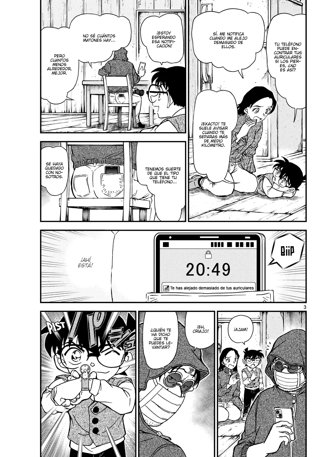 Detective Conan capítulo 1128, página 3