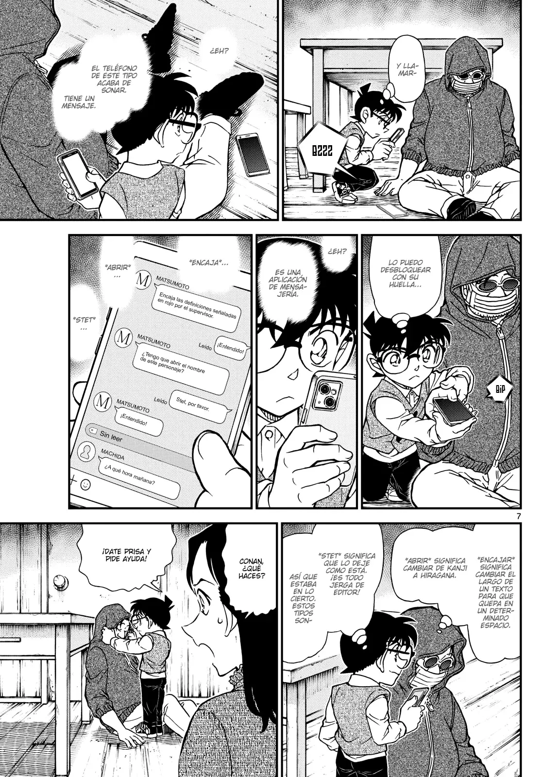 Detective Conan capítulo 1128, página 7