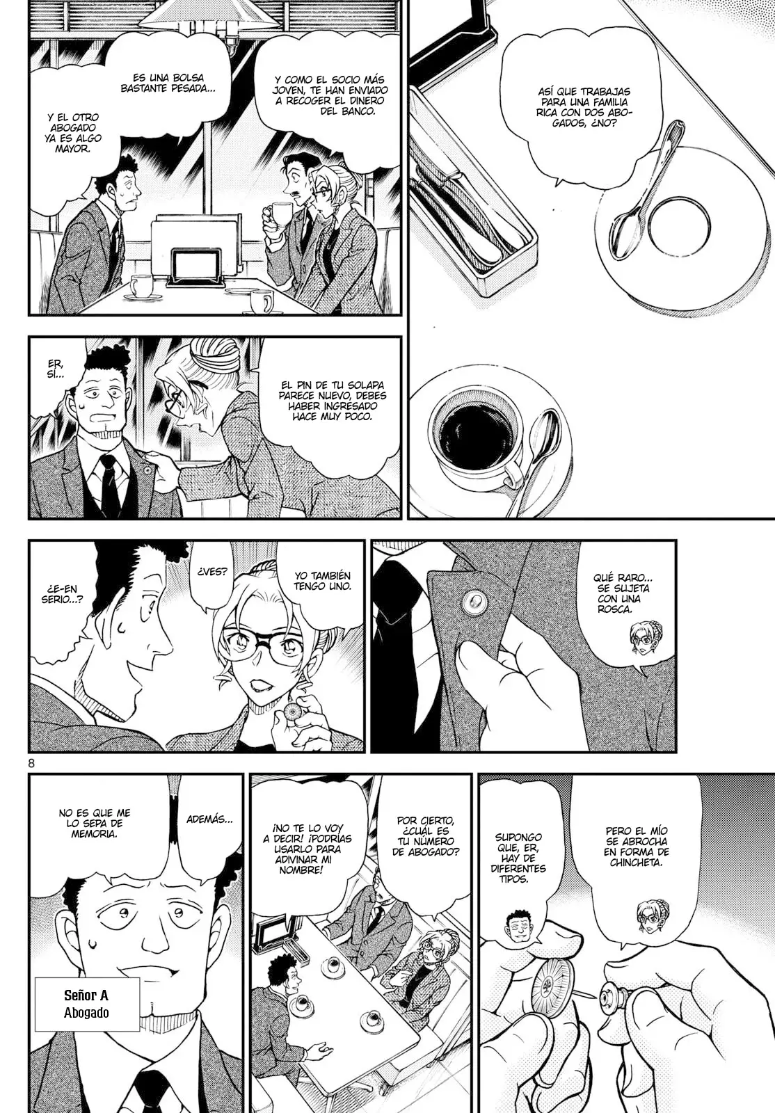 Detective Conan capítulo 1142, página 8