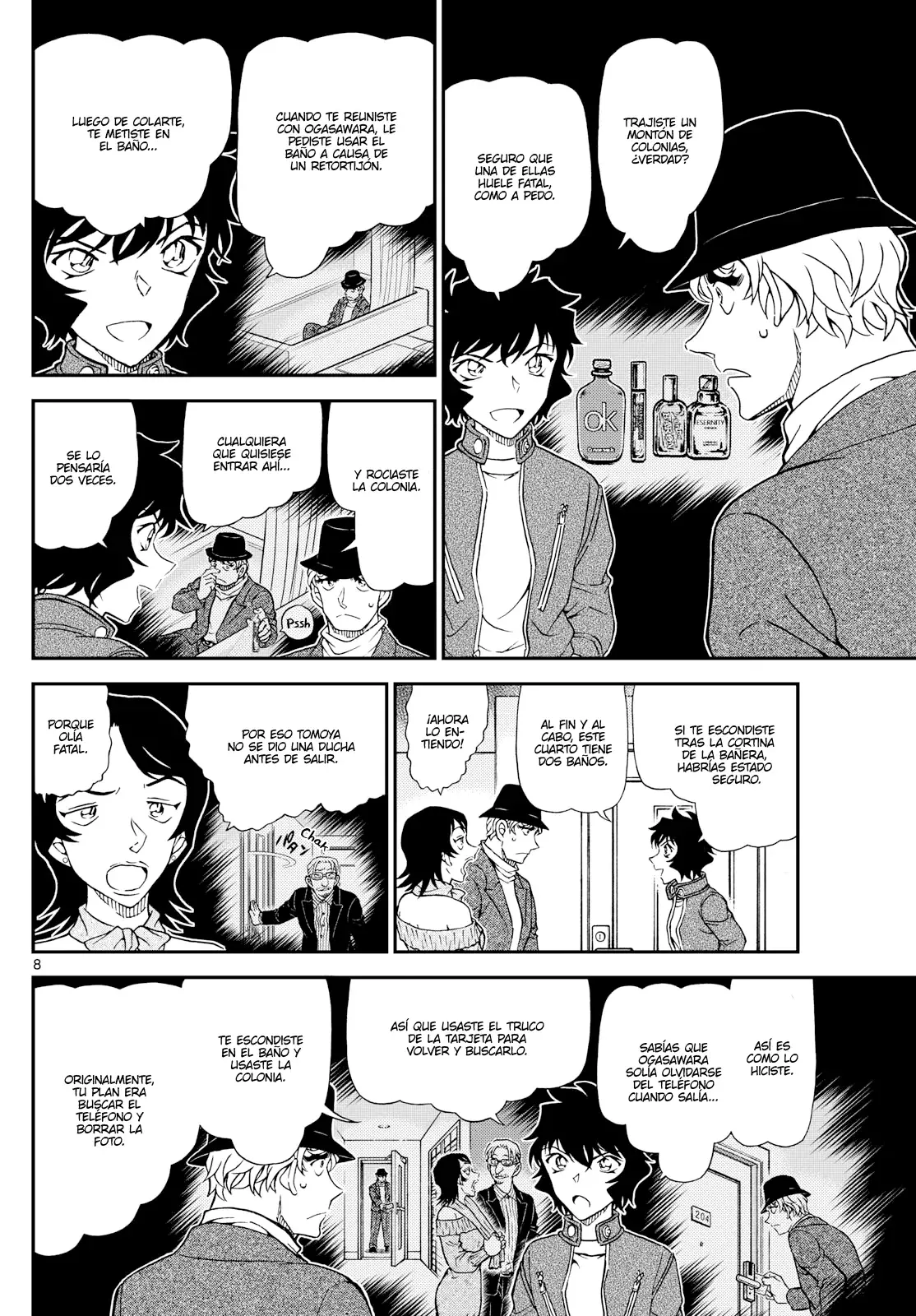 Detective Conan capítulo 1153, página 8