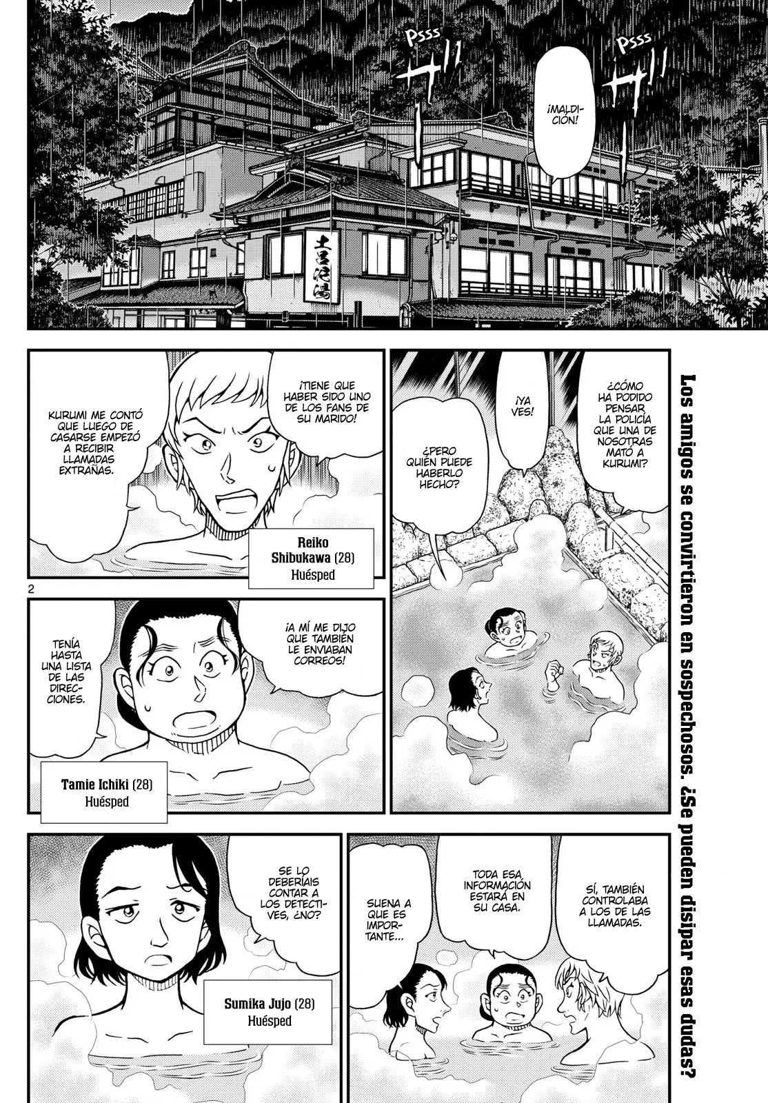Detective Conan capítulo 1156, página 2