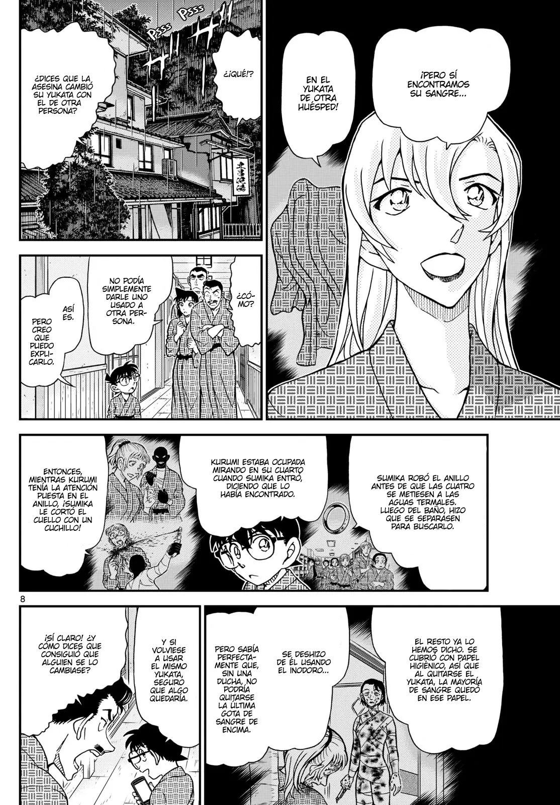 Detective Conan capítulo 1156, página 8