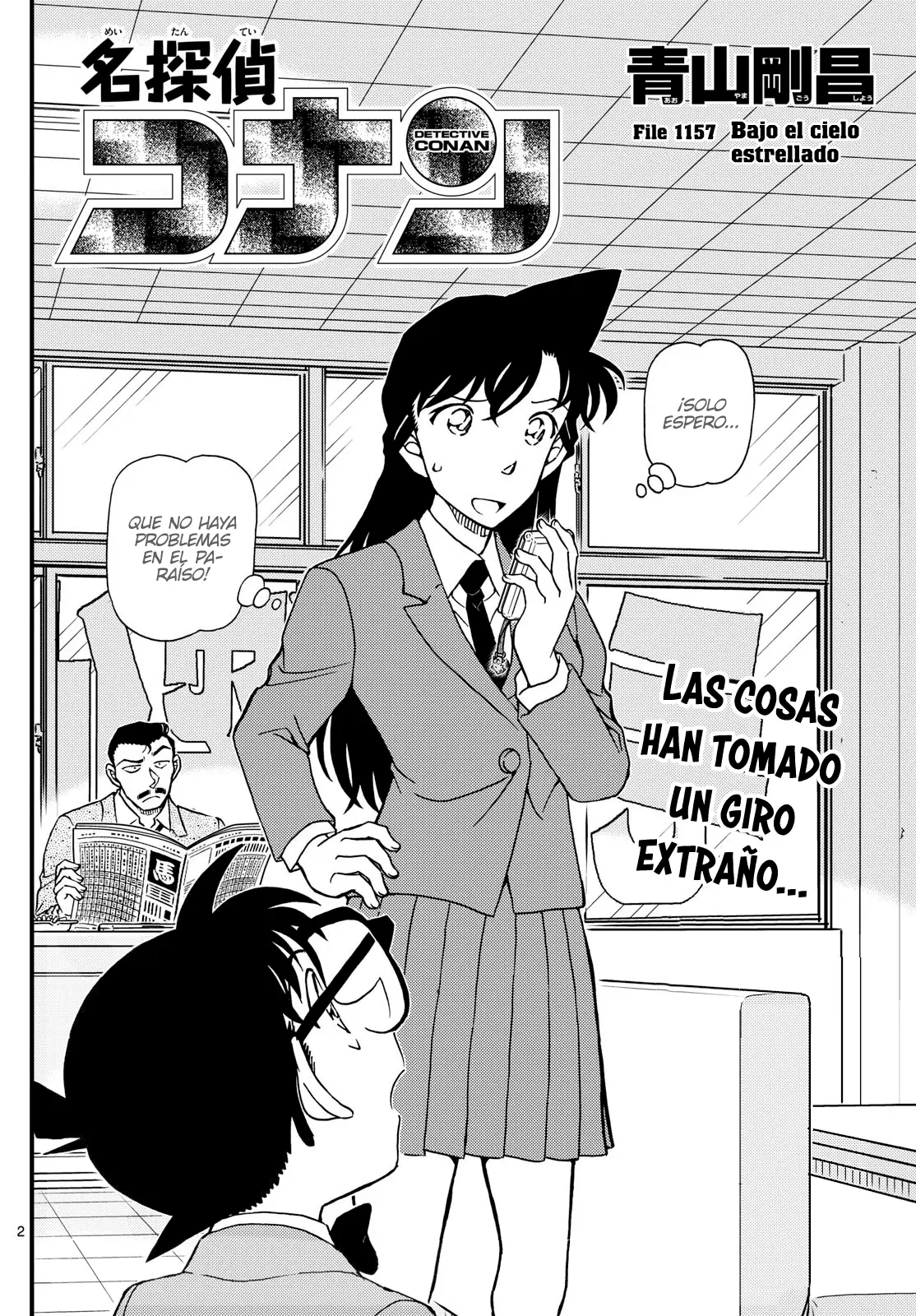 Detective Conan capítulo 1157, página 2