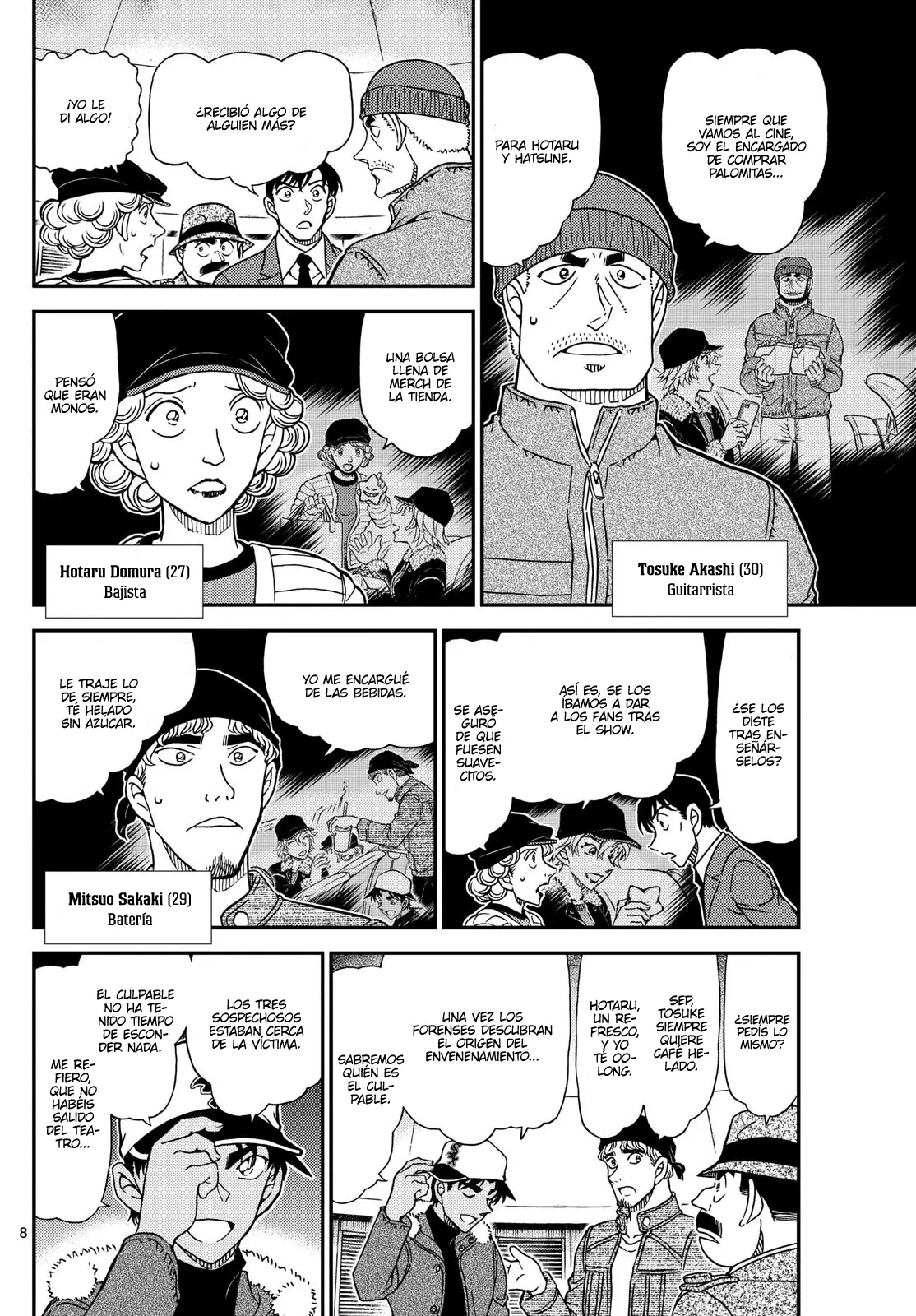 Detective Conan capítulo 1158, página 8
