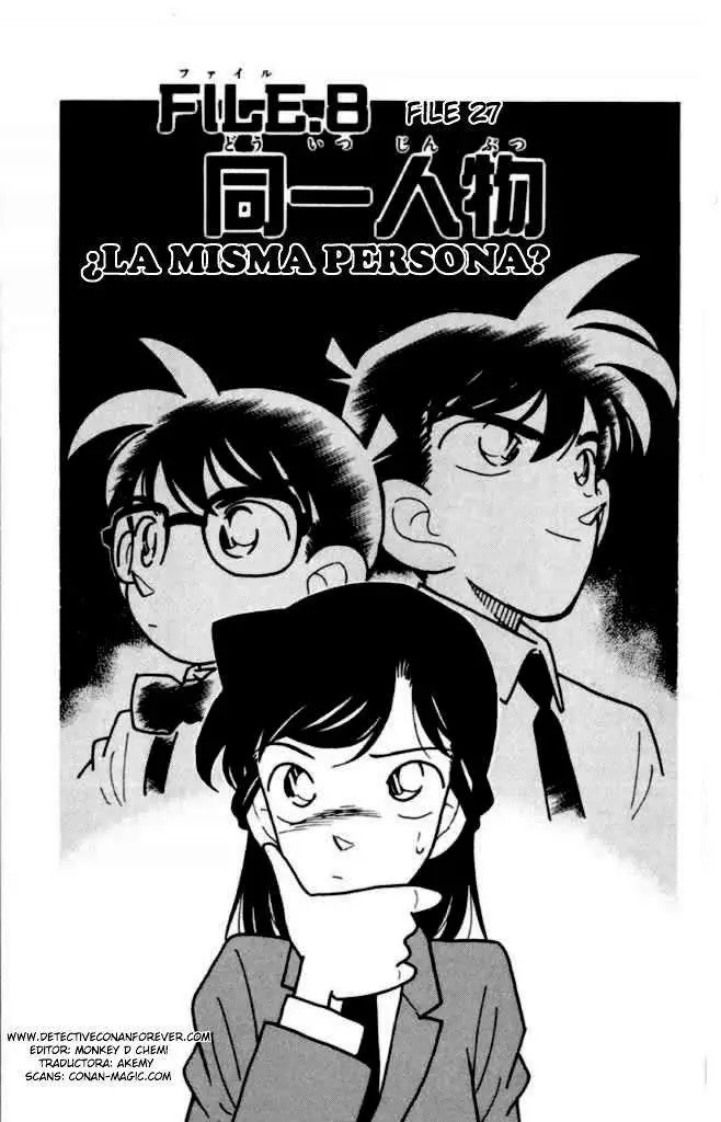 Detective Conan capítulo 27, página 1