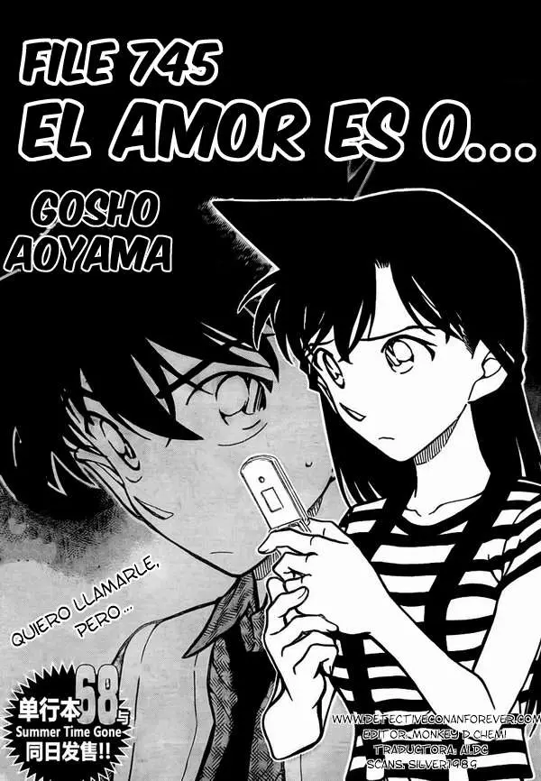 Detective Conan capítulo 745, página 1
