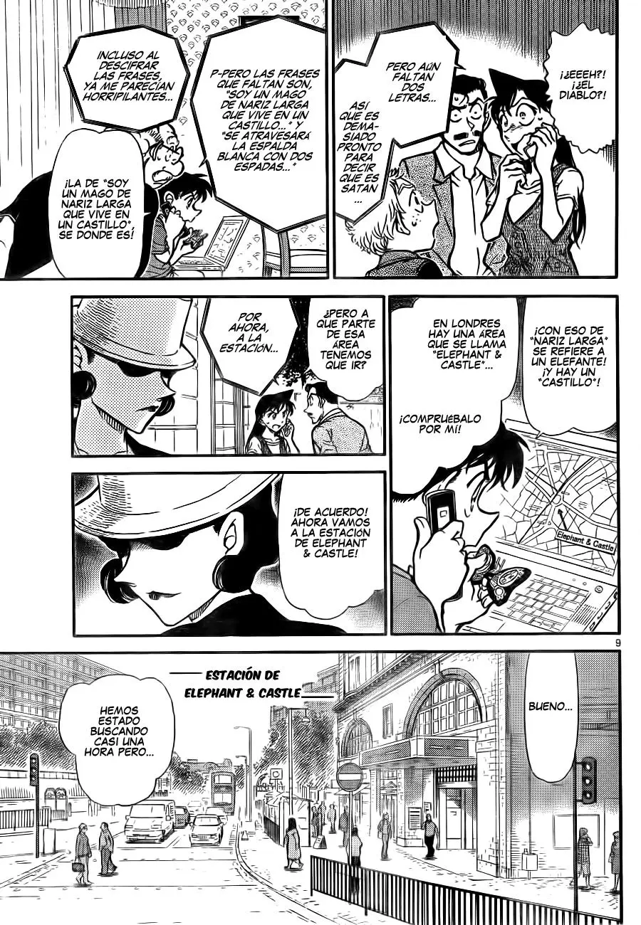 Detective Conan capítulo 747, página 9