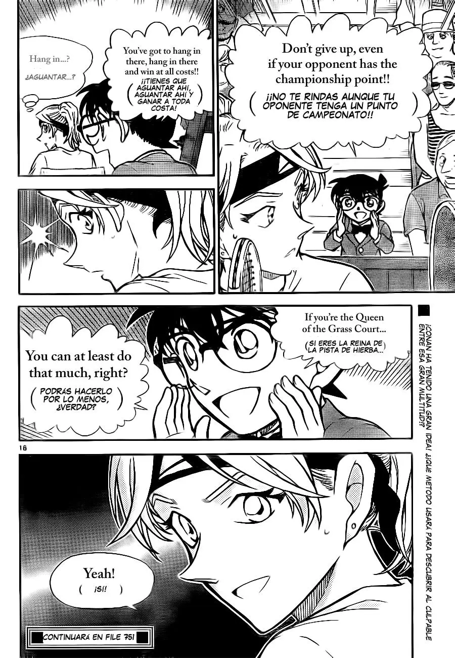 Detective Conan capítulo 750, página 16