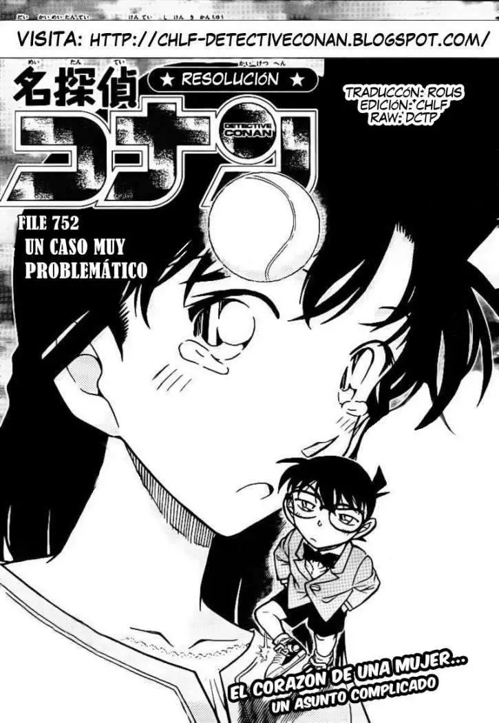 Detective Conan capítulo 752, página 1