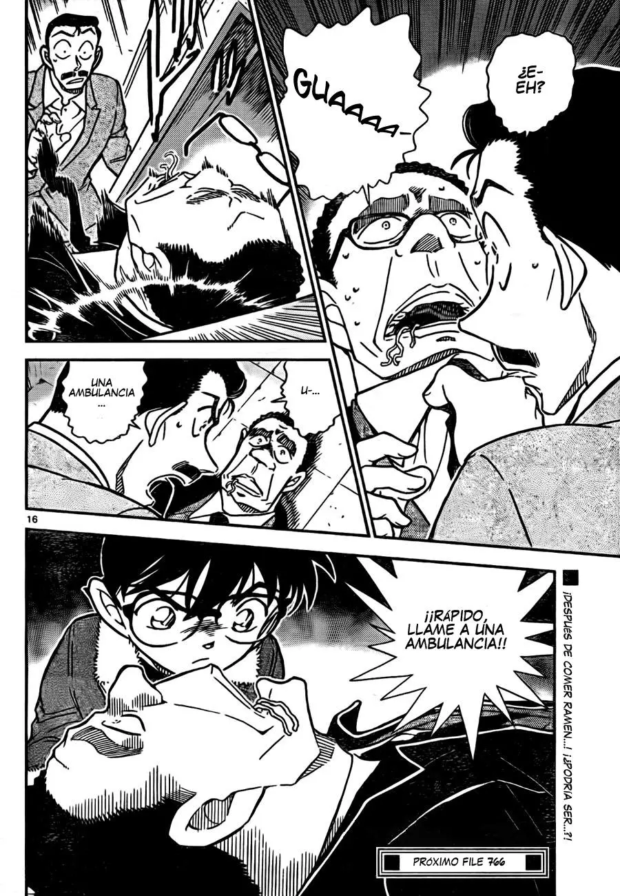Detective Conan capítulo 765, página 16