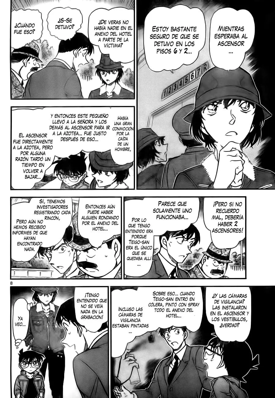 Detective Conan capítulo 769, página 8