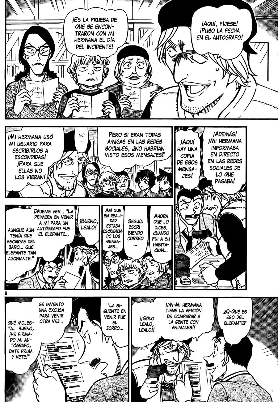 Detective Conan capítulo 772, página 8