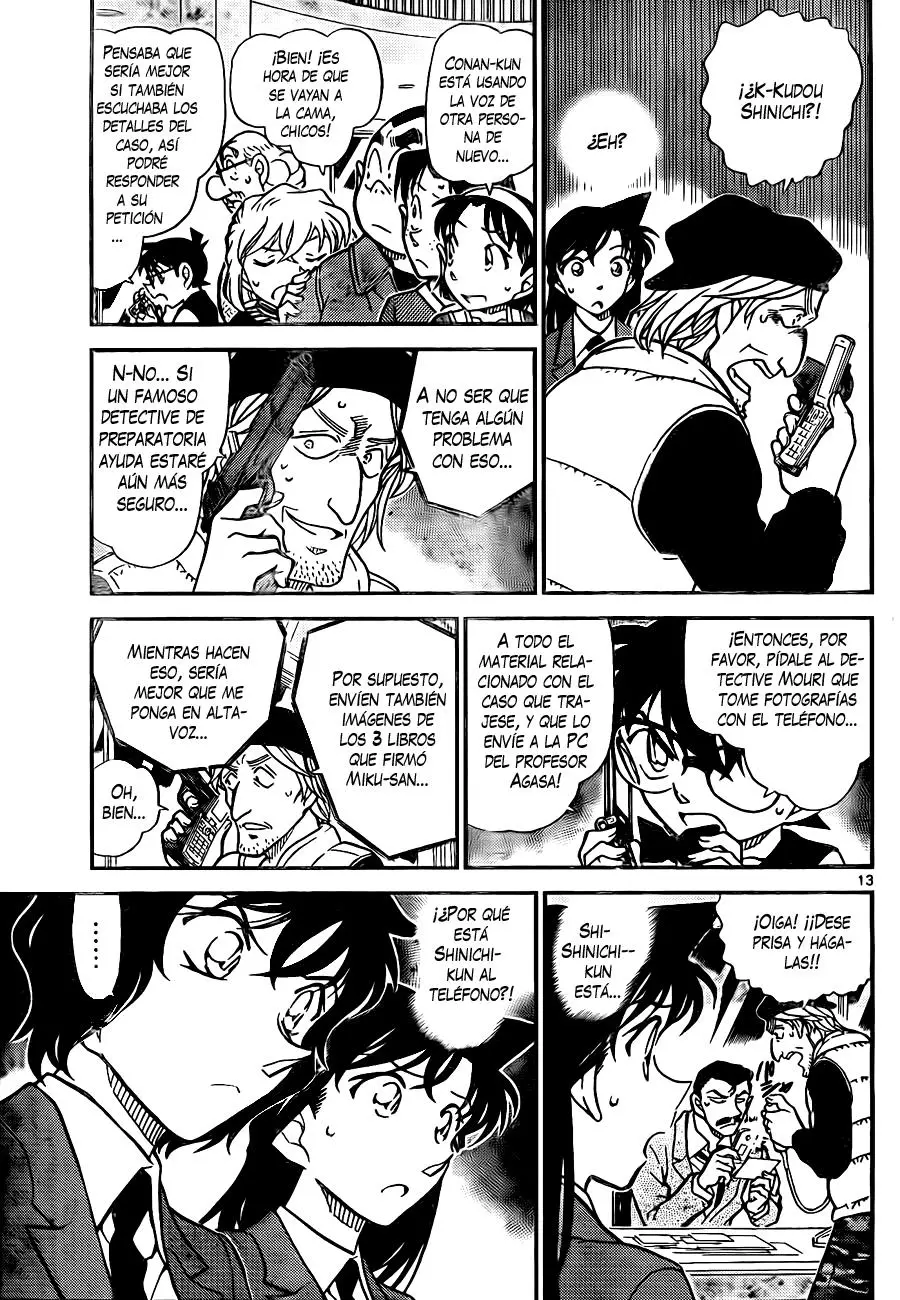 Detective Conan capítulo 772, página 13