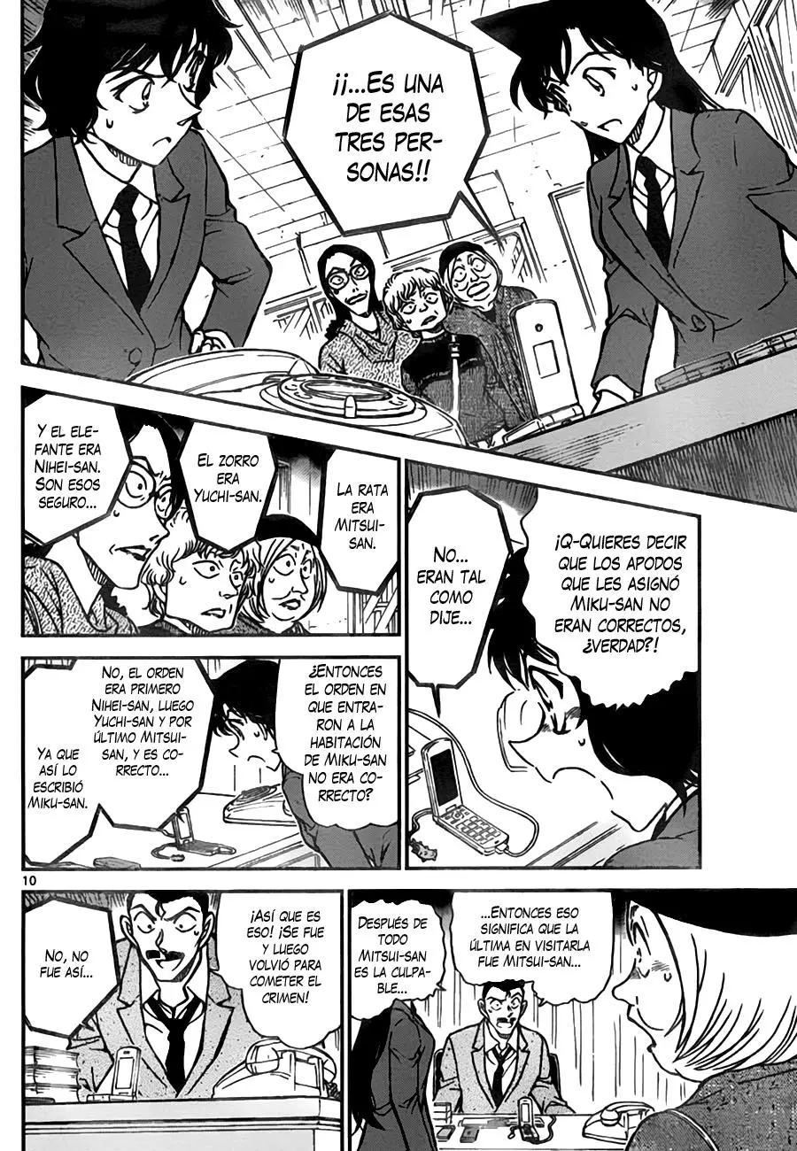 Detective Conan capítulo 774, página 10