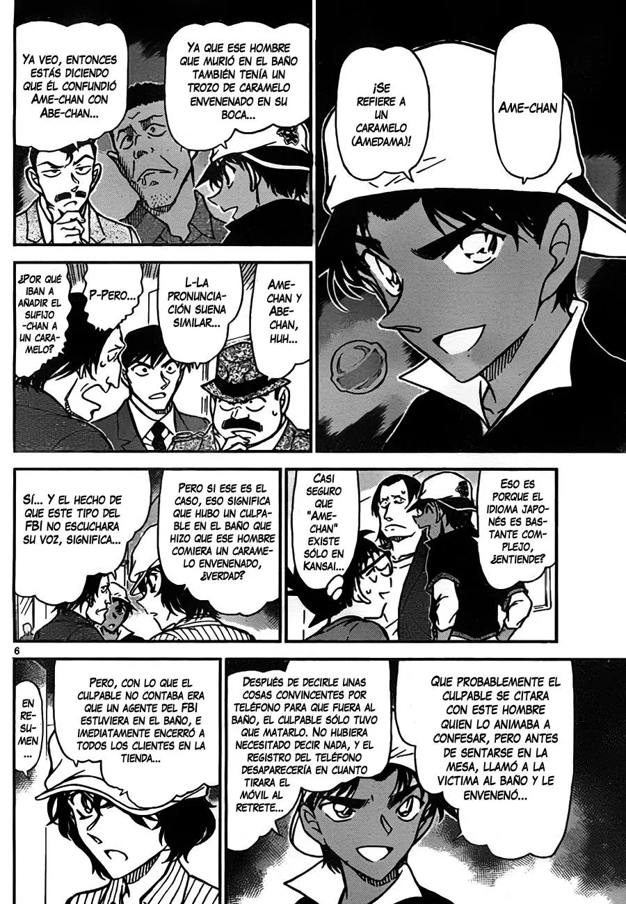 Detective Conan capítulo 779, página 6