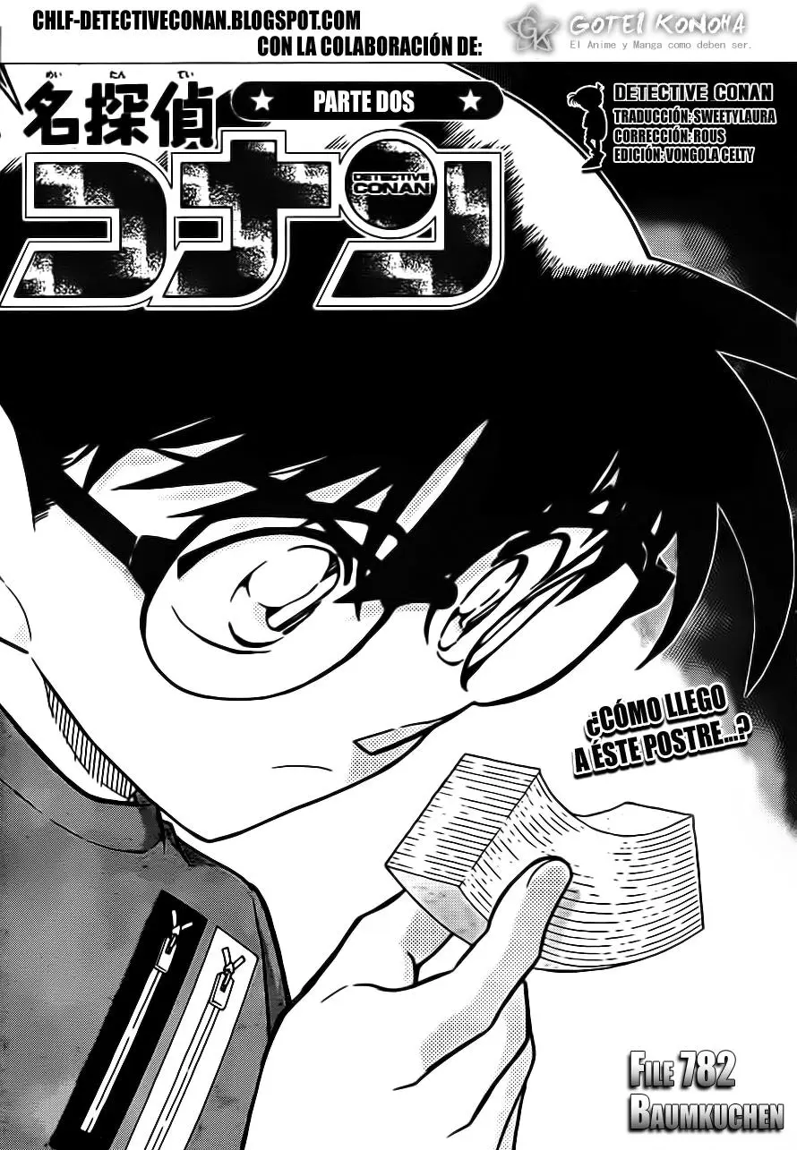 Detective Conan capítulo 782, página 1