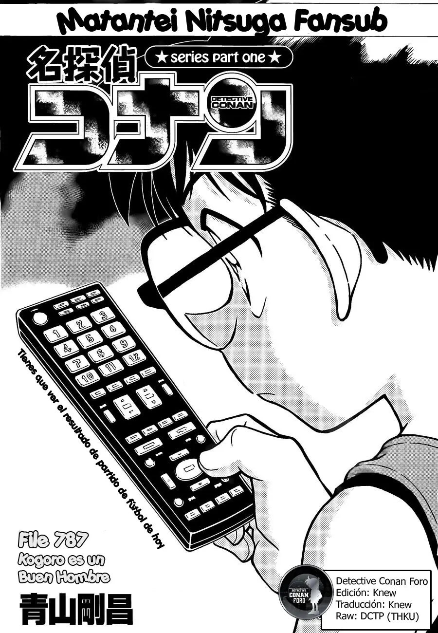 Detective Conan capítulo 787, página 1
