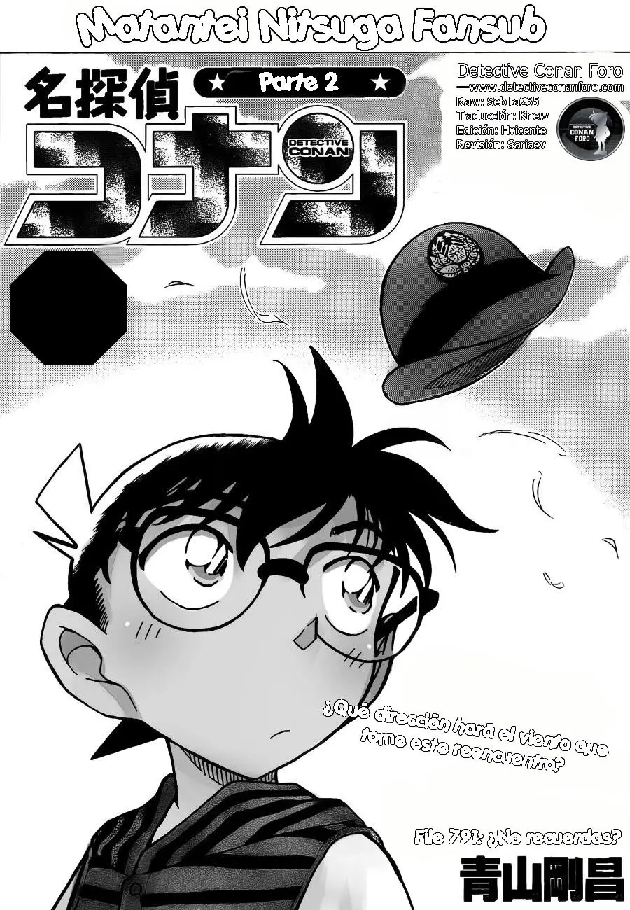 Detective Conan capítulo 791, página 1