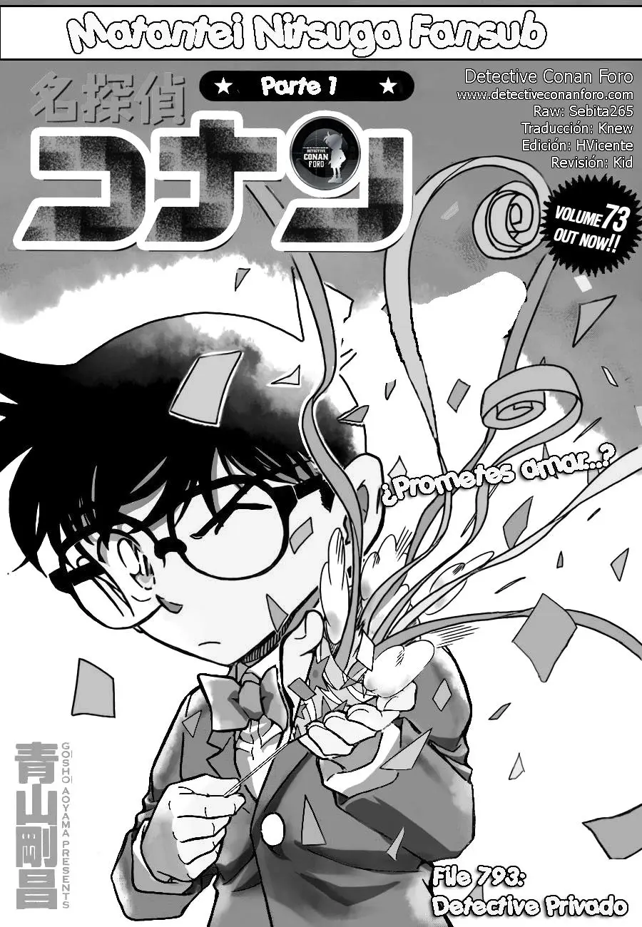 Detective Conan capítulo 793, página 1