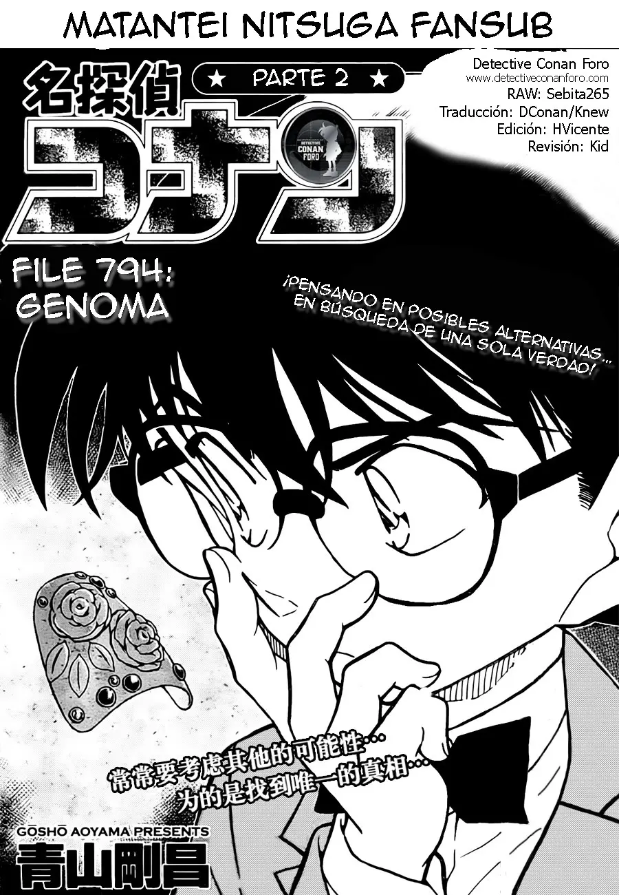 Detective Conan capítulo 794, página 2