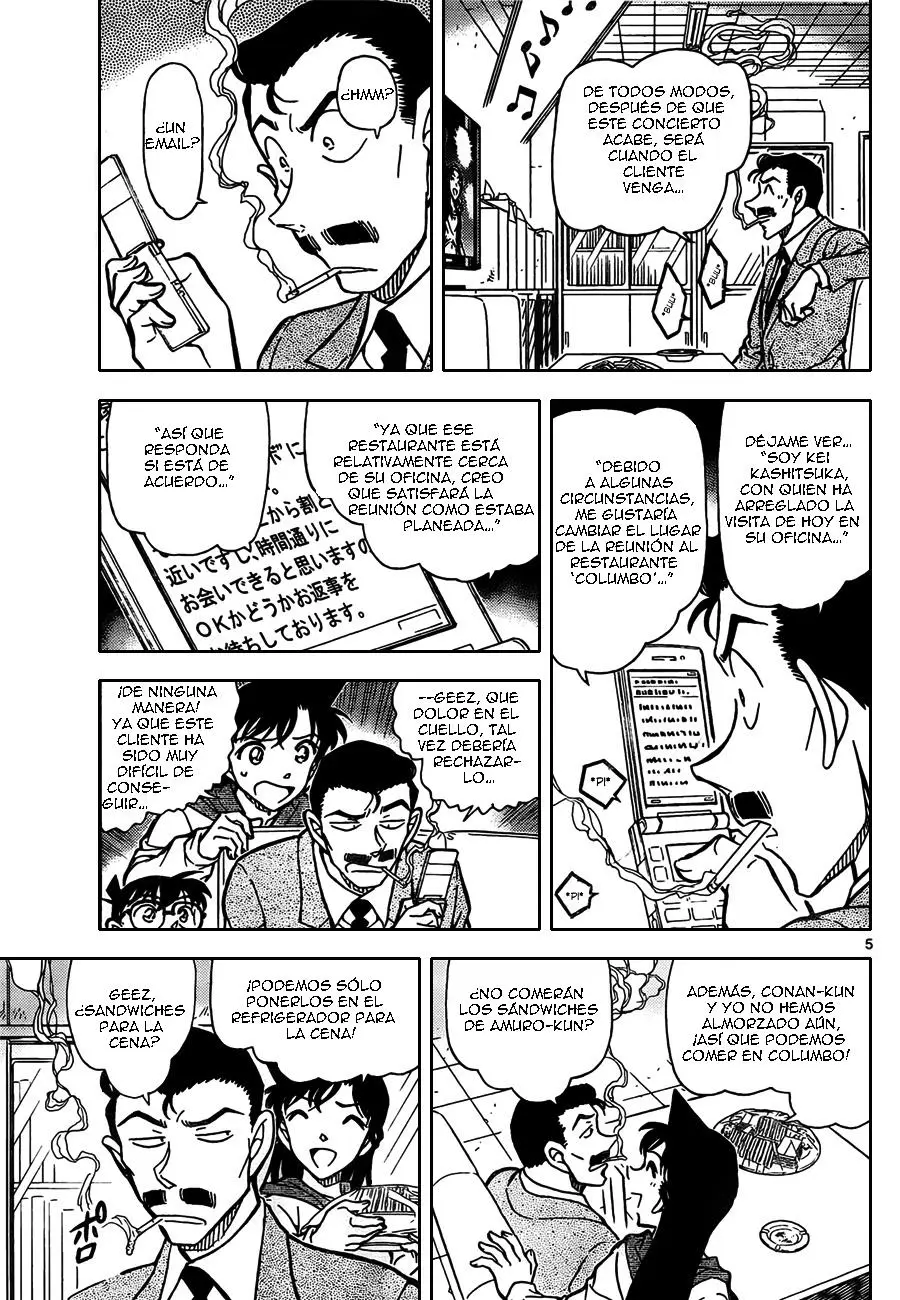 Detective Conan capítulo 796, página 5