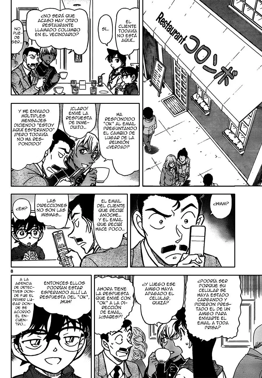 Detective Conan capítulo 796, página 8