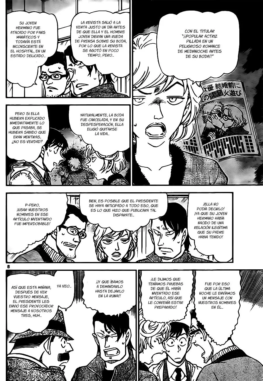 Detective Conan capítulo 810, página 8