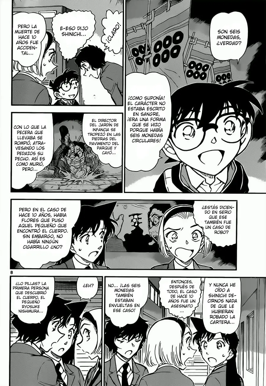 Detective Conan capítulo 814, página 8
