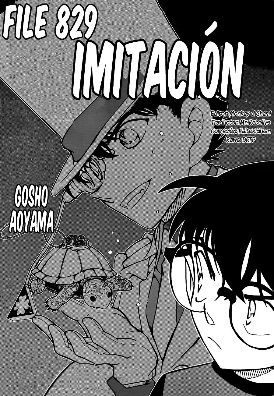 Detective Conan capítulo 829, página 1