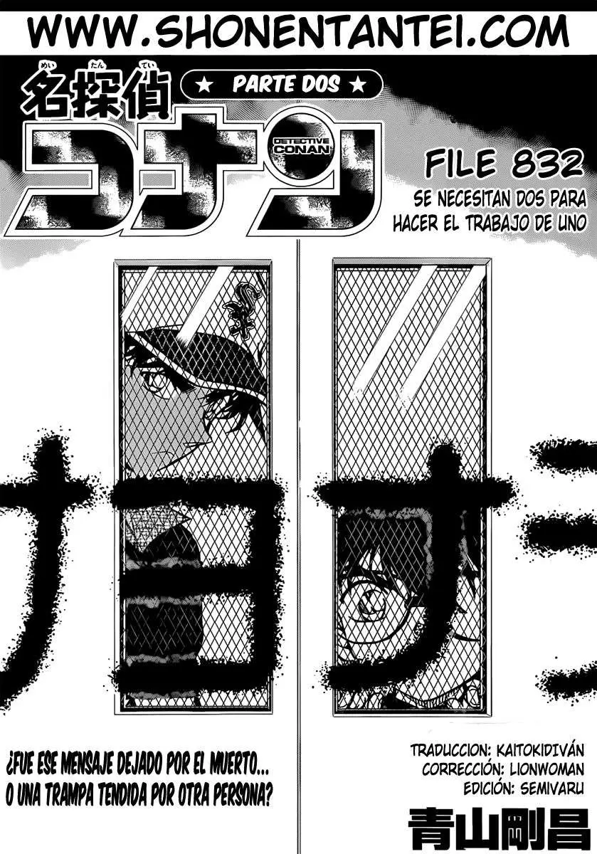 Detective Conan capítulo 832, página 1