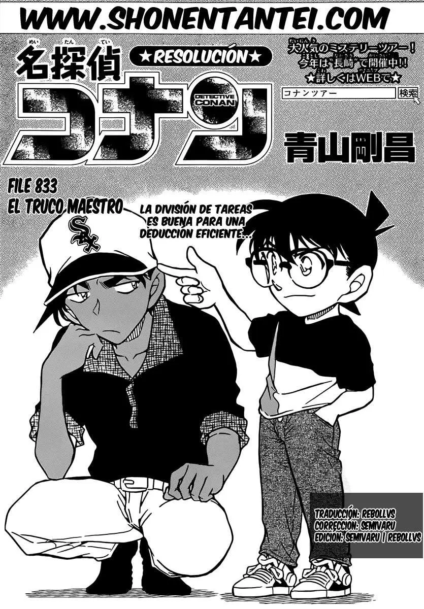 Detective Conan capítulo 833, página 1