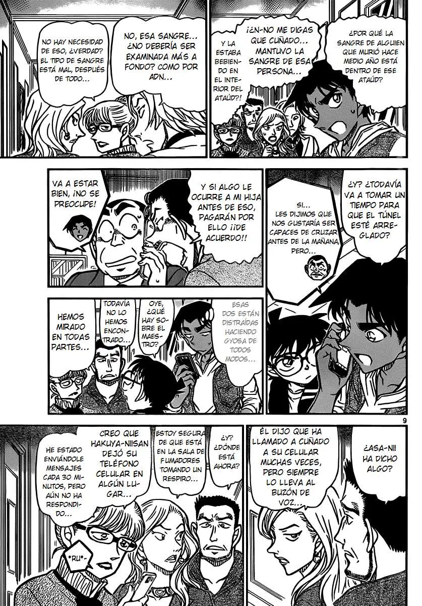 Detective Conan capítulo 836, página 9