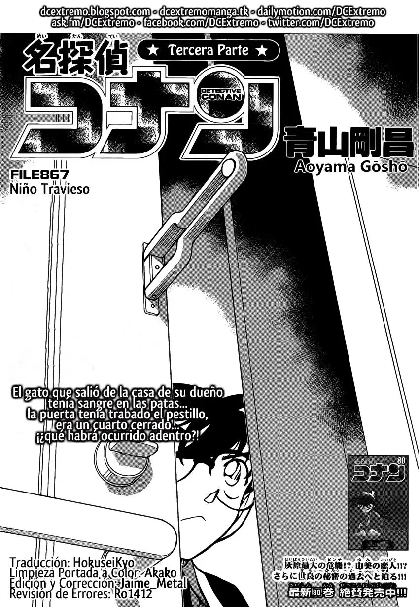 Detective Conan capítulo 867, página 2
