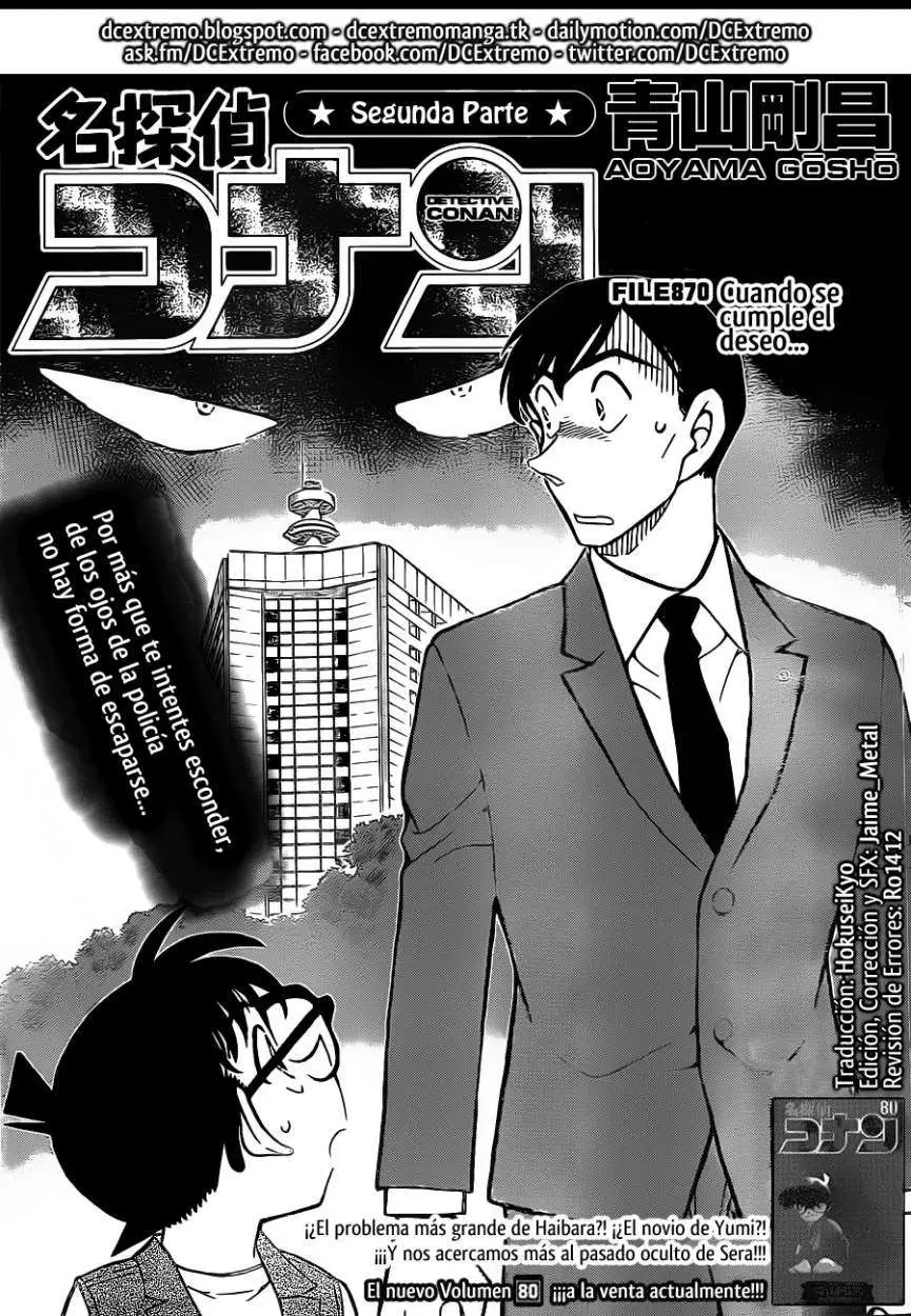 Detective Conan capítulo 870, página 2