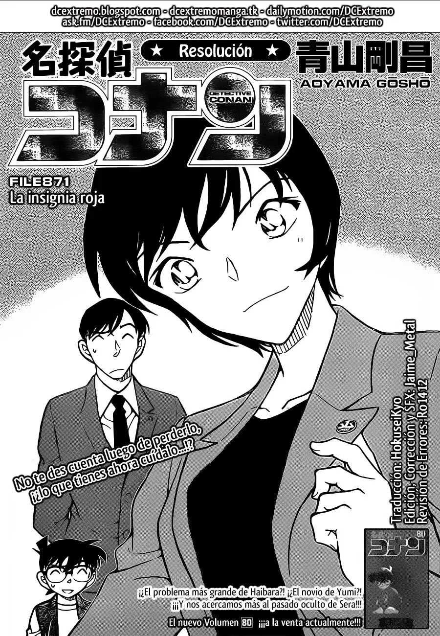 Detective Conan capítulo 871, página 2
