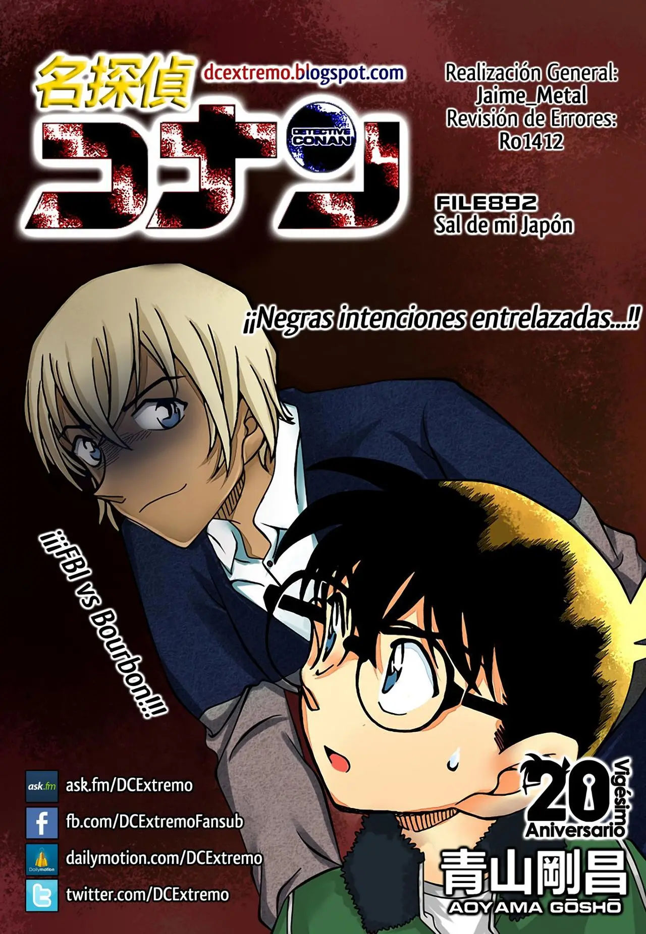 Detective Conan capítulo 892, página 1