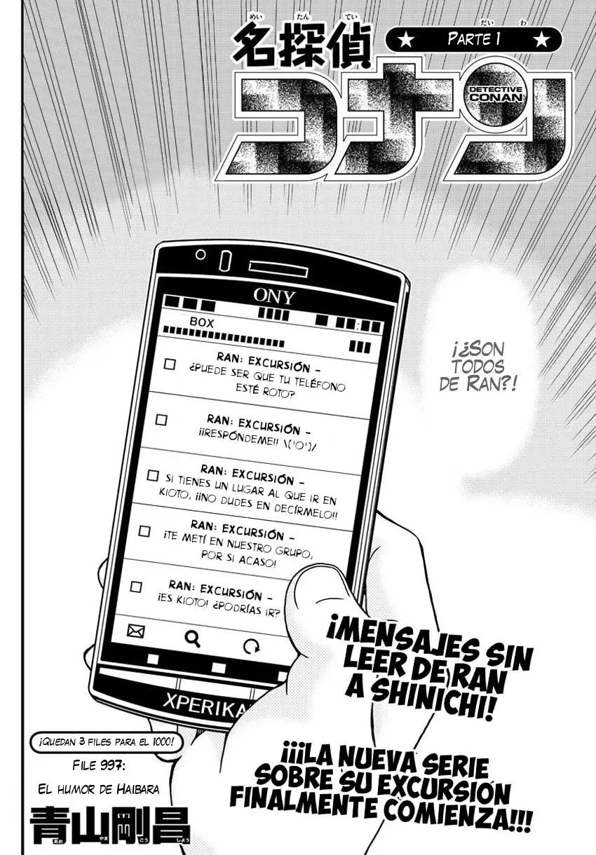 Detective Conan capítulo 997, página 3