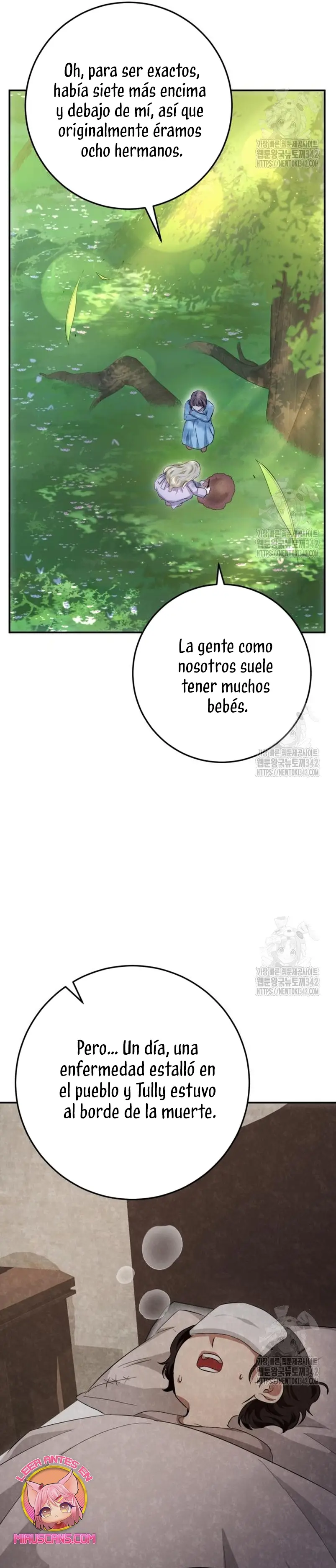 Detrás de la sonrisa de la reina superviviente capítulo 21, página 54
