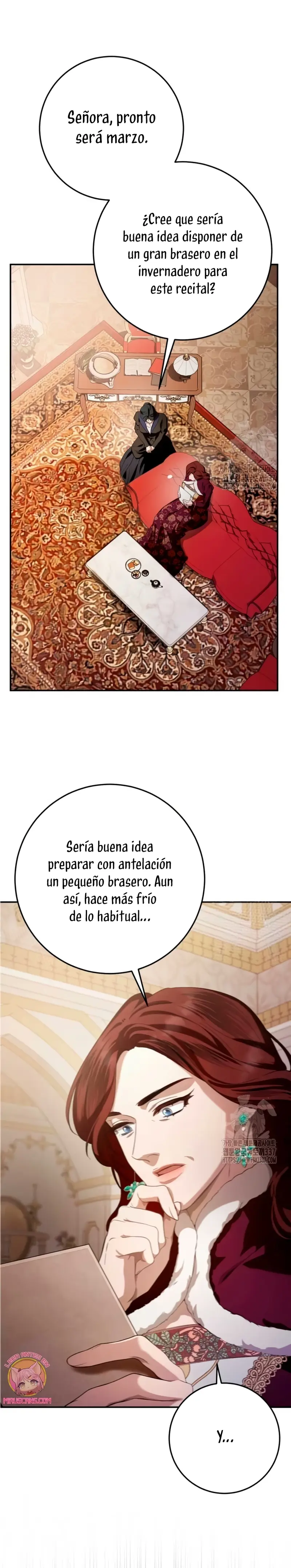 Detrás de la sonrisa de la reina superviviente capítulo 5, página 28