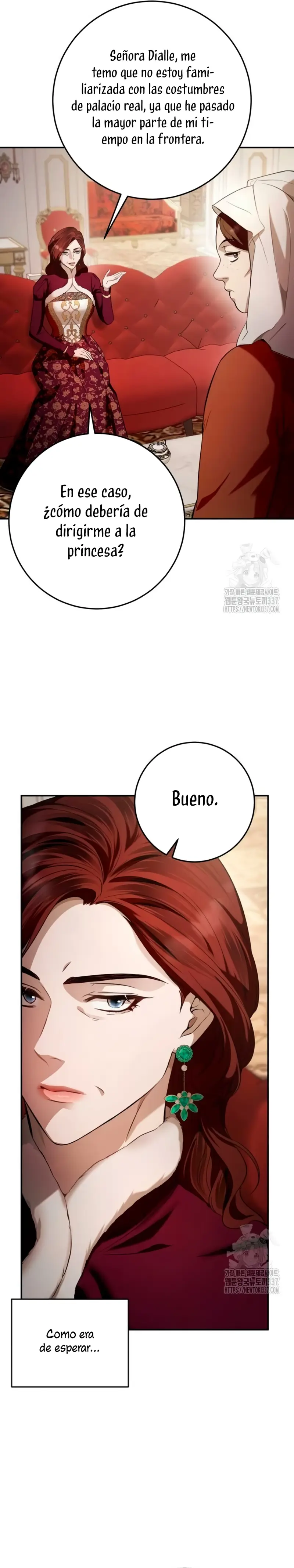 Detrás de la sonrisa de la reina superviviente capítulo 5, página 32