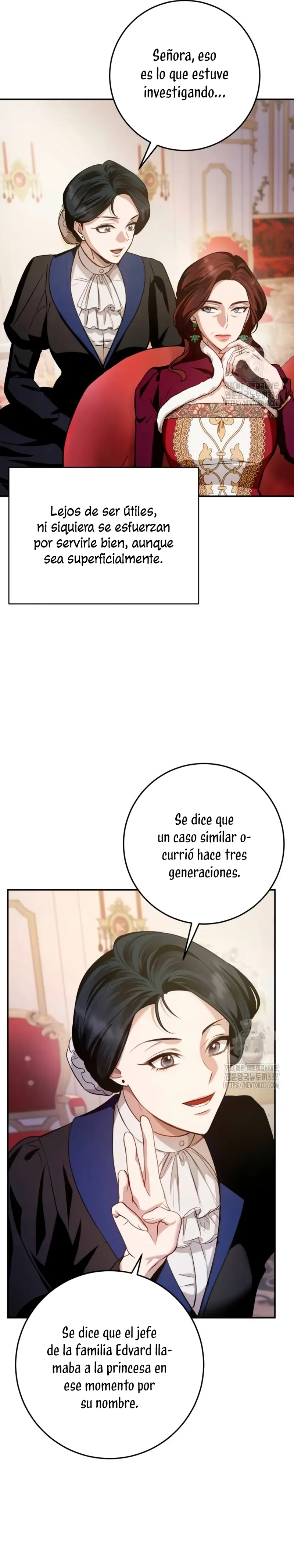 Detrás de la sonrisa de la reina superviviente capítulo 5, página 33