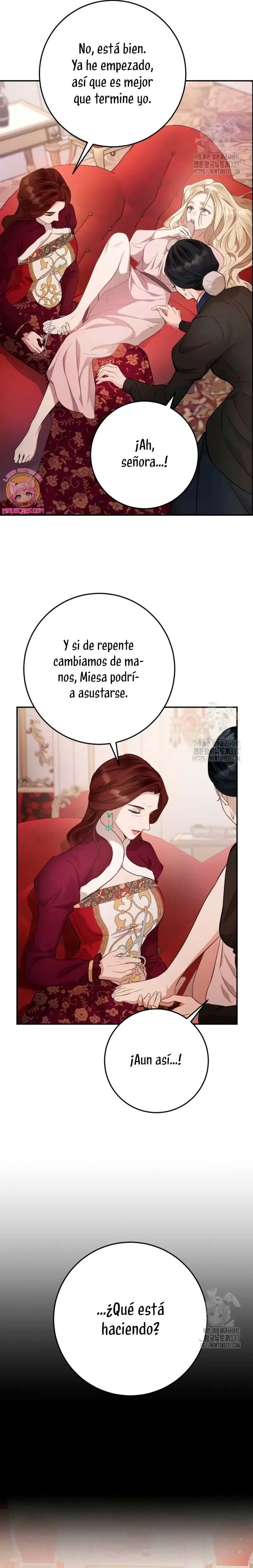 Detrás de la sonrisa de la reina superviviente capítulo 6, página 18
