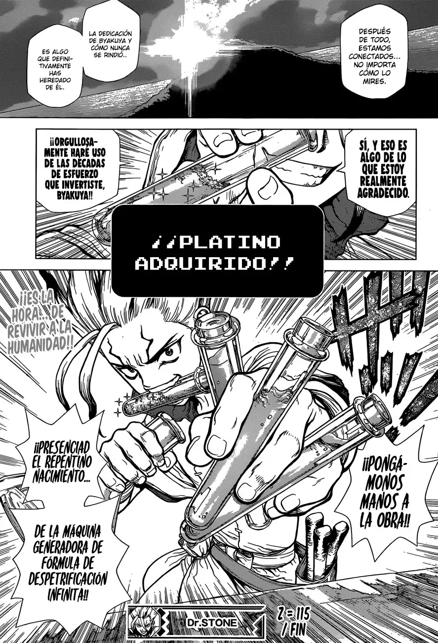 Dr. Stone capítulo 115, página 22