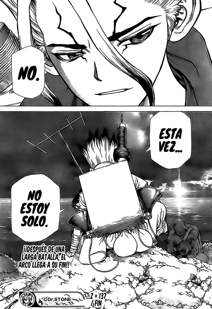 Dr. Stone capítulo 137, página 18