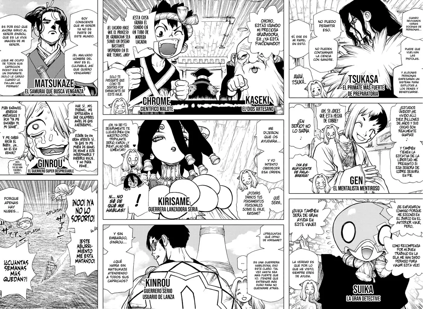 Dr. Stone capítulo 143, página 4