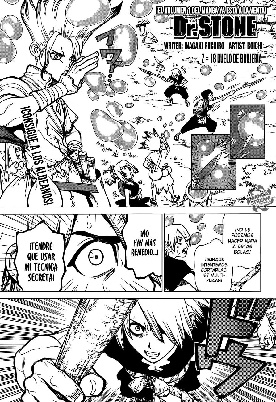Dr. Stone capítulo 18, página 1