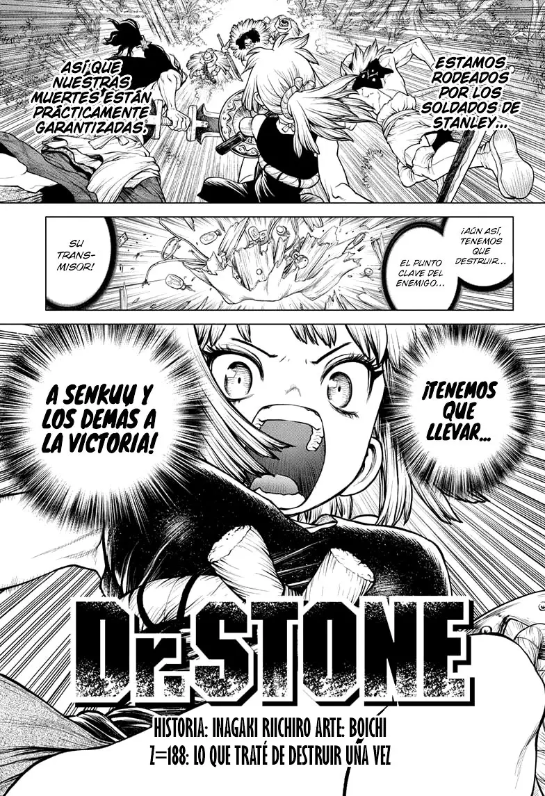 Dr. Stone capítulo 188, página 3